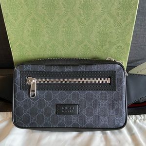 Gucci GG Black belt bag